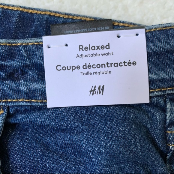 NWT - H&M Relaxed Fit Jeans (Blue) Size 7 - Picture 4 of 7
